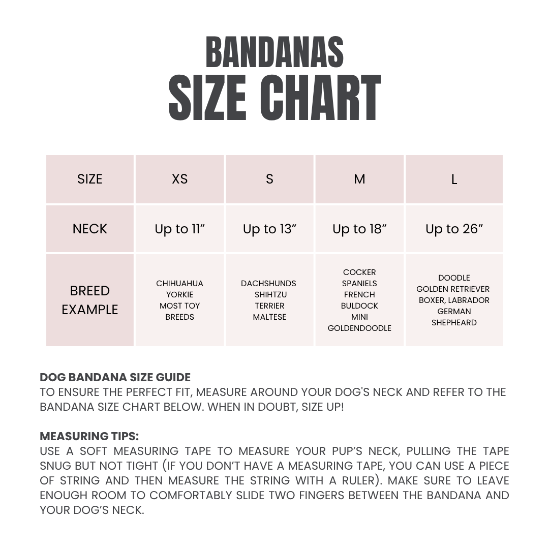 RETRO DOG BANDANA *Limited Edition*