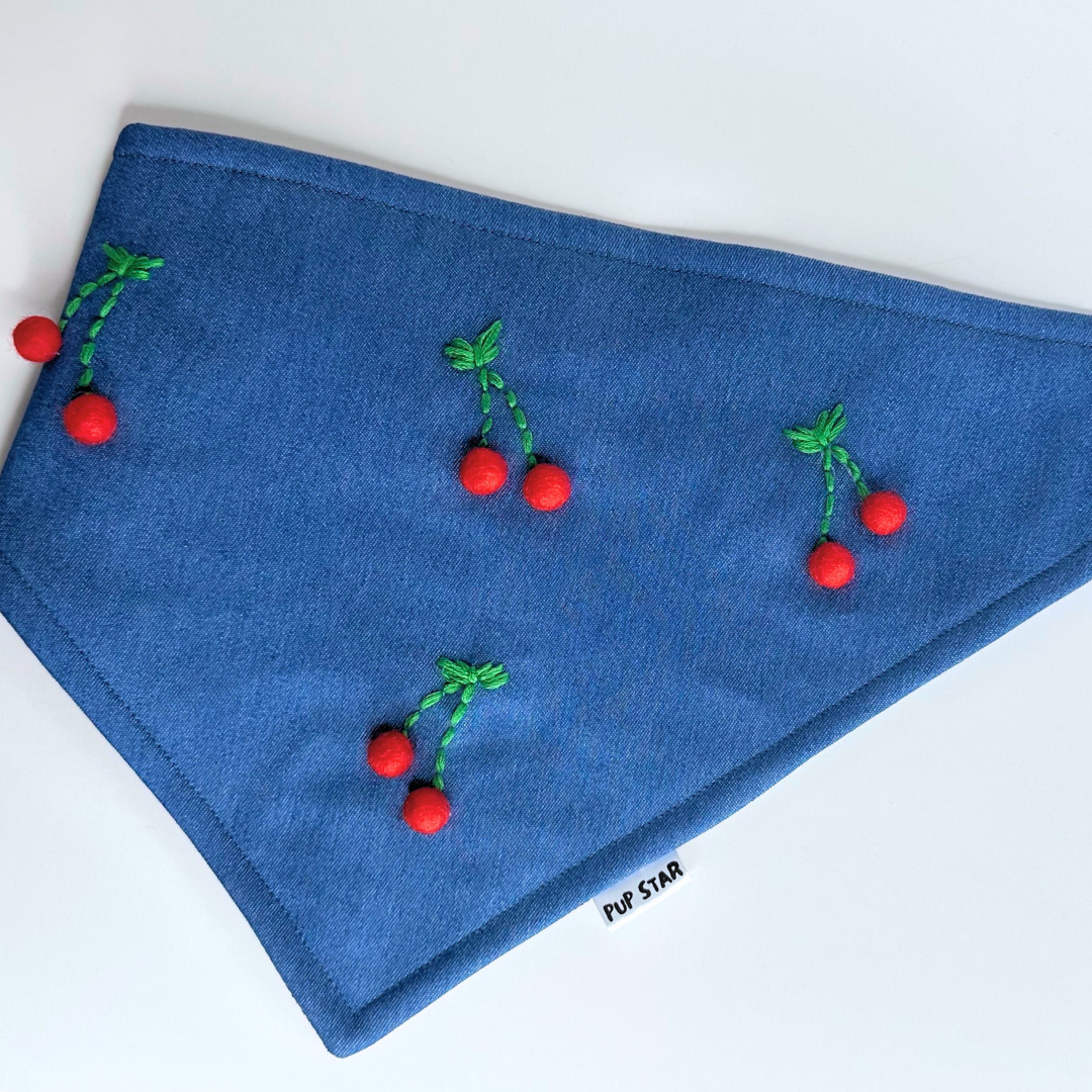 CHERRY DOG BANDANA