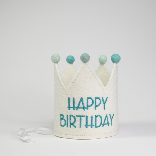 Birthday Crowns Mint Green