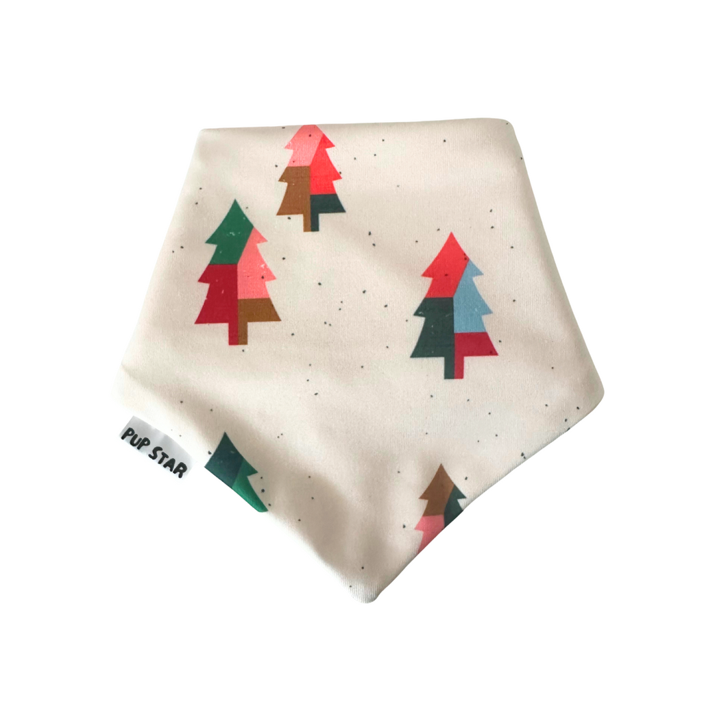 CHRISTMAS TREE DOG BANDANA