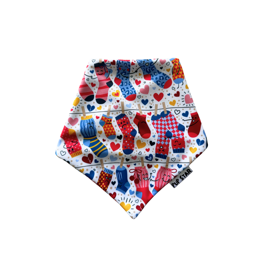 LOVE SOCKS BANDANA