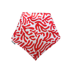 Coral Dog Bandana crafted from soft, breathable, and durable fabric, perfect for sunny days and seaside adventures.