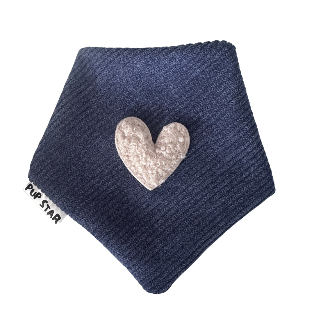 Deep Blue Corduroy Bandana