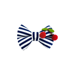 CHERRY STRIPE BOW TIE