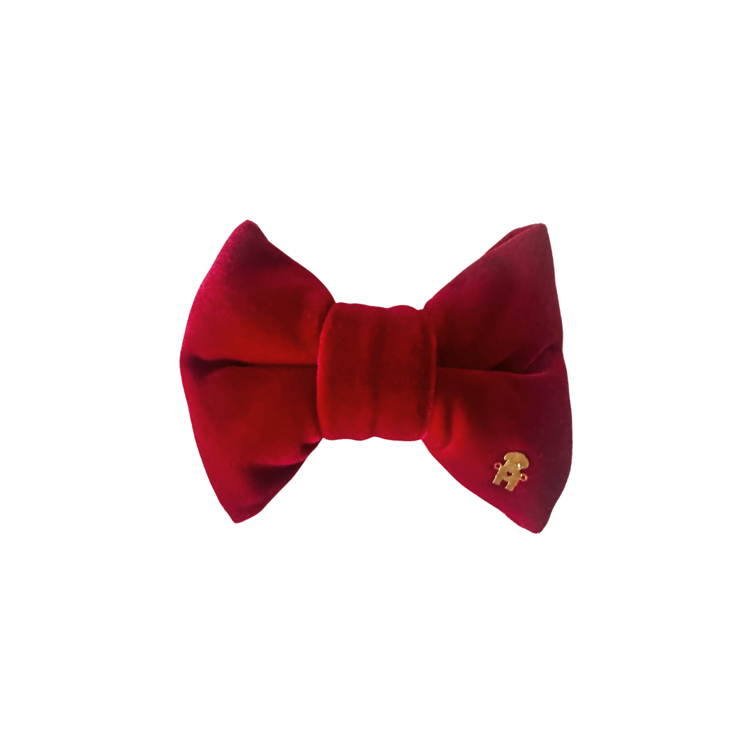 RED VELVET BOW TIE