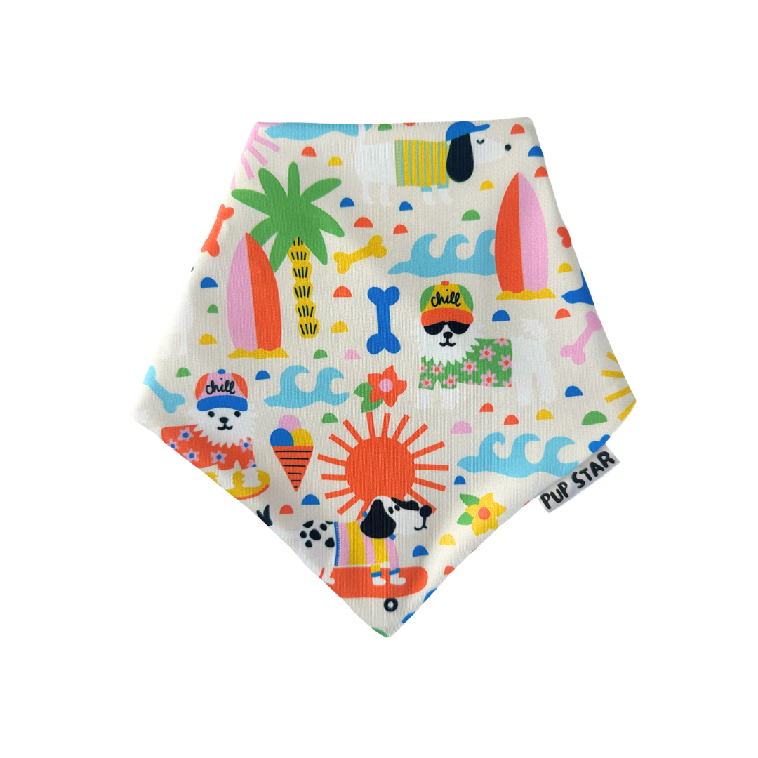 Dog bandana, made from soft, durable, and comfortable fabrics perfect for a look full of personality.